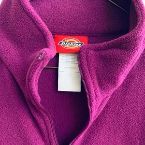 Dickies Magenta Purple Violet Fleece Zipup